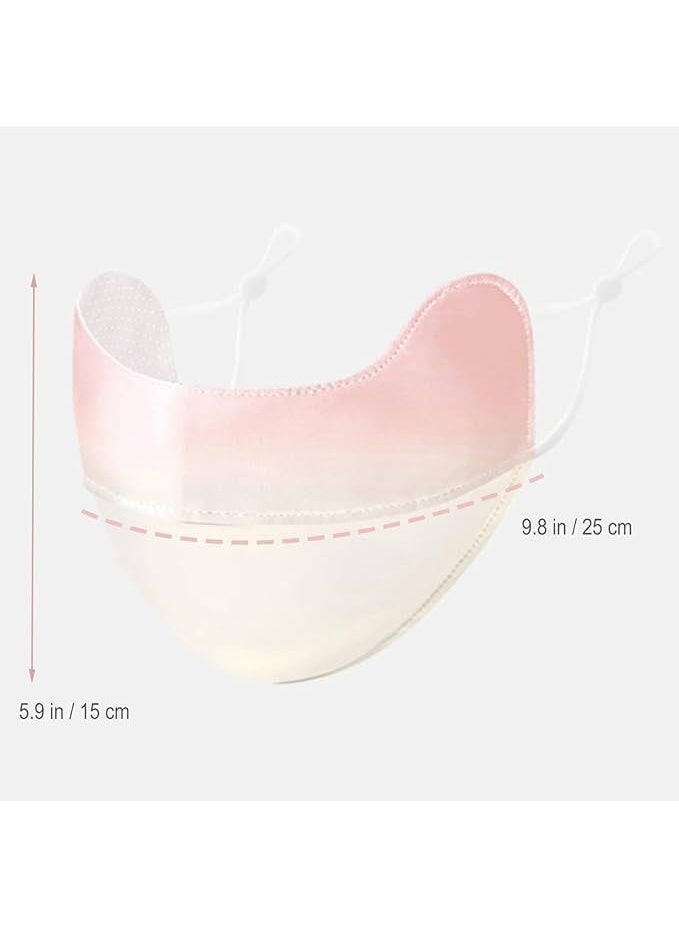ChicAbode UV Face Mask, Sun Protection Face Mask, UPF 50+ Ice Silk Cooling Sunscreen Mask, Washable Reusable (Pink) - Image 5